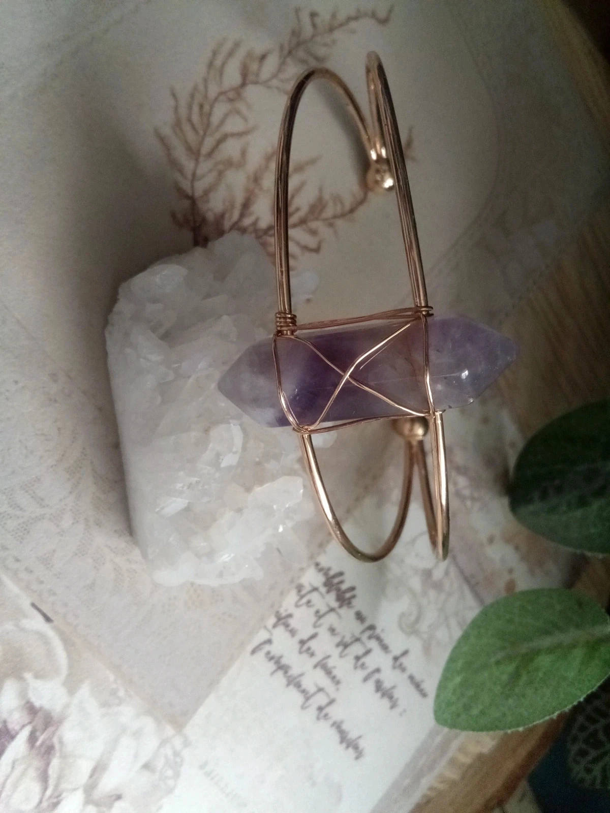 Armband met natuurlijke amethist – photo 6